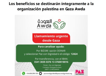 Acampada por Palestina de La Rioja dona 3000 euros para el hospital Awda de Gaza