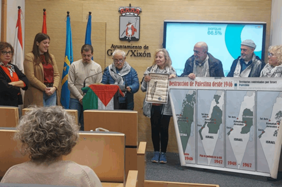 Manifestación por Palestina en Xixón: «El genocidio continúa», el 29 de noviembre