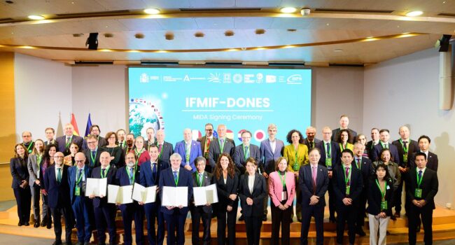 España firma con Croacia, Japón, Italia y Fusion for Energy el Acuerdo Multilateral Internacional DONES (MIDA) para desarrollar la energía de fusión