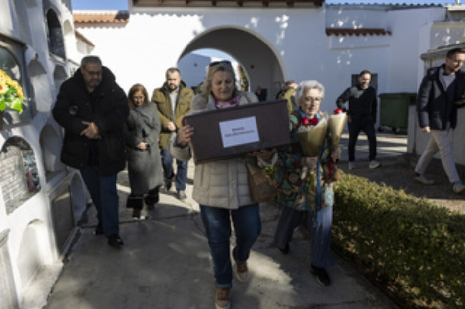 Los restos mortales de Manuel Guillén Expósito retornan a Badajoz