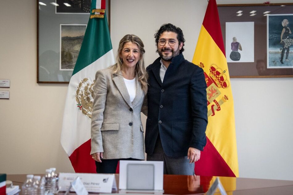 Yolanda Díaz y Marath Bolaños se comprometen a liderar los esfuerzos internacionales por un Convenio de la OIT en trabajo decente