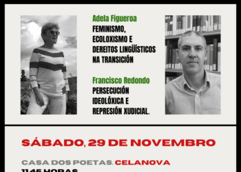 Peña-Rey, Suárez Canal, o TOP e o nacemento do ecoloxismo, na Casa dos Poetas este sábado