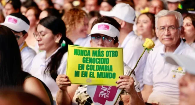 Colombia pide perdón a las víctimas del genocidio político de Unión Patriótica