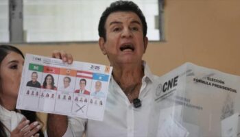 Nasralla denuncia irregularidades tras cómputo en favor de Asfura