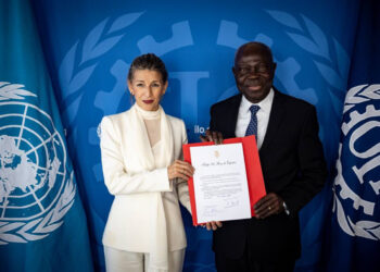 Yolanda Díaz: “España se encuentra en la vanguardia de la ampliación de derechos laborales en todo el mundo”