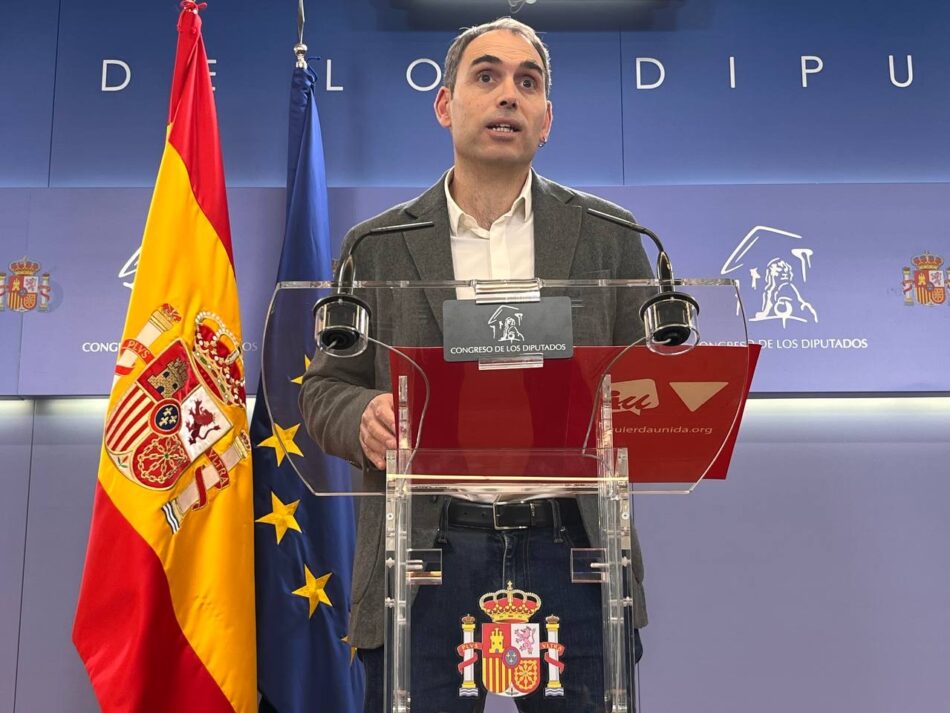 Toni Valero advierte desde IU de que el acuerdo UE-Mercosur y los recortes de la PAC “dejan en la cuneta al campo español” con una “derecha que apoya más el rearme que la agricultura”