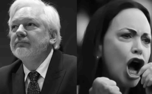 Julian Assange demanda a la Fundación Nobel por «facilitar crímenes de guerra» al premiar a María Corina Machado
