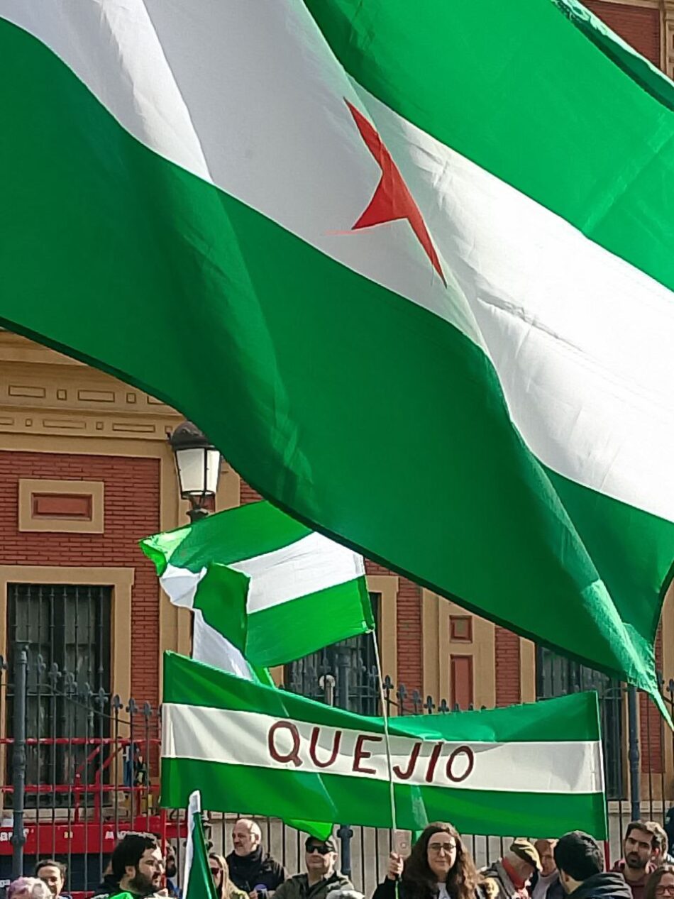 El colectivo Quejío Andalú celebra el día nacional de Andalucía con manifestación, vídeos y encuentro