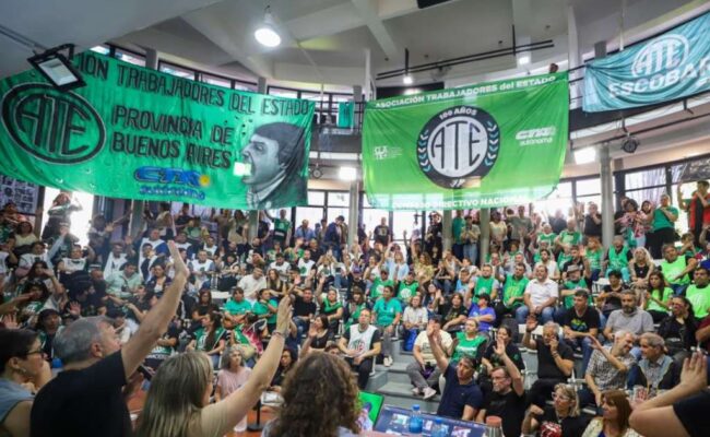 Los sindicatos convocan movilizaciones de los Trabajadores del Estado en Argentina