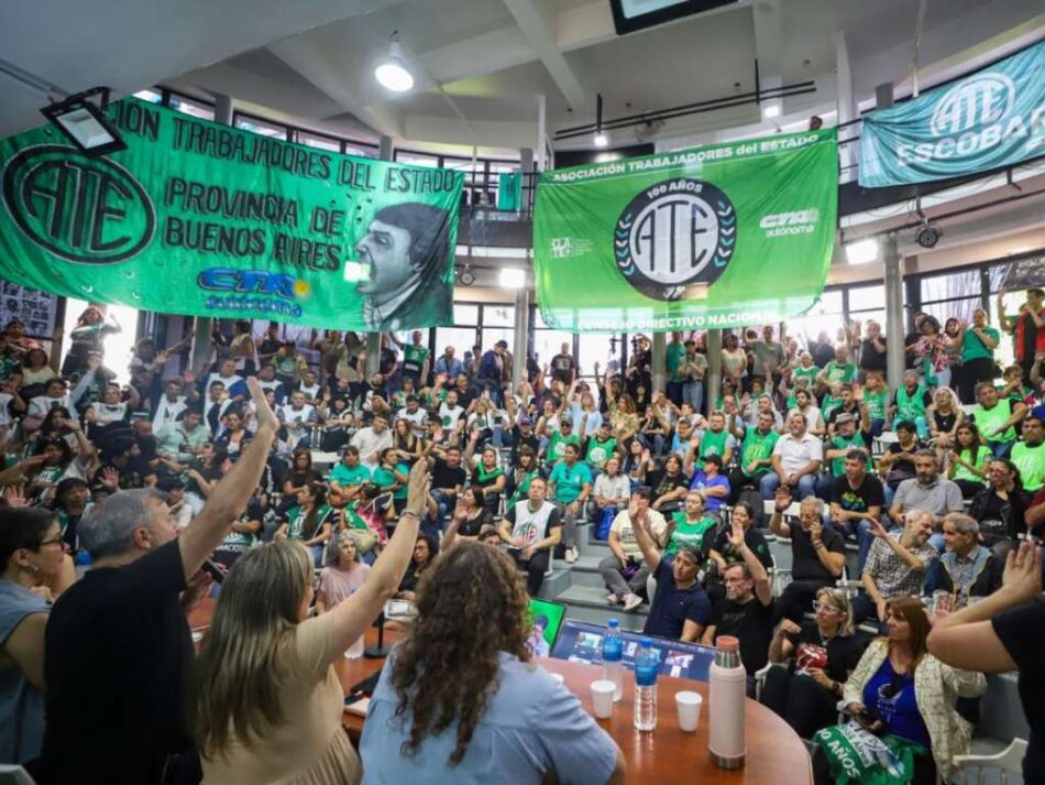 Los sindicatos convocan movilizaciones de los Trabajadores del Estado en Argentina