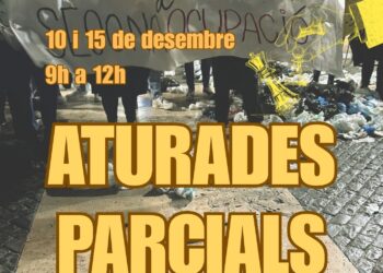 Les treballadores de les Escoles Bressol Municipals de Barcelona es tornen a mobilitzar i convoquen vaga el 10 i 15 de desembre