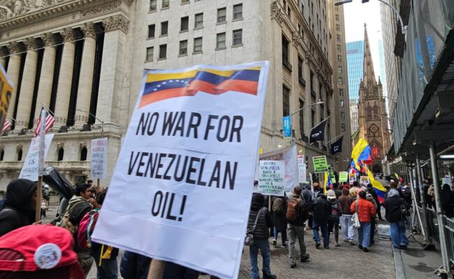 En más de 65 ciudades de EEUU: ¡No a guerra contra Venezuela!