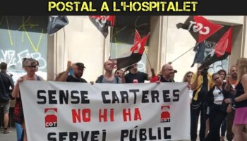 El 17 de diciembre 2025, CGT Correos convoca una concentración en l´Hospitalet de Llobregat contra el deterioro del servicio público postal