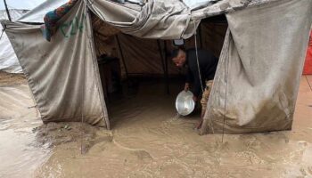 Tormenta inunda Gaza y agrava crisis humanitaria
