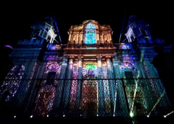 Mapping Fantástico, atractivo del Festival Navideño en Guatemala