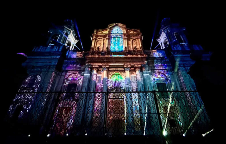 Mapping Fantástico, atractivo del Festival Navideño en Guatemala
