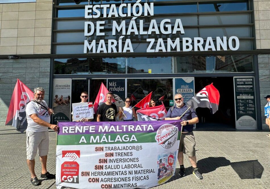 RENFE condenada en Málaga por sustituir a trabajadores en huelga