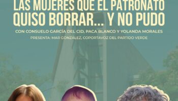 El Partido Verde Andaluz celebrará una tertulia abierta en Sevilla con supervivientes del Patronato de Protección a la Mujer de la dictadura franquista