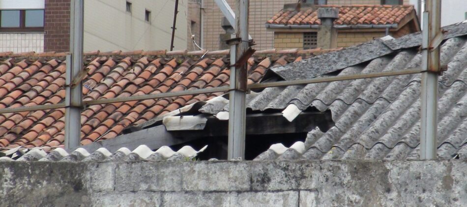 Denuncian el descontrol del amianto en Asturias