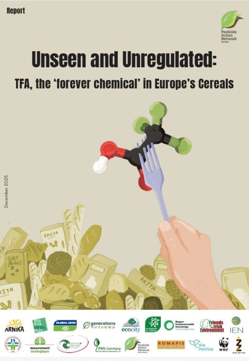Un PFAS persistente y tóxico para la reproducción contamina los alimentos de cereal, según un estudio europeo