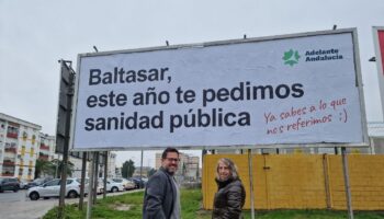Adelante Andalucía dedica una campaña navideña a Moreno Bonilla: “Baltasar este año te pedimos sanidad pública”