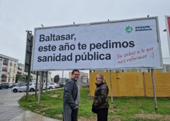 Adelante Andalucía dedica una campaña navideña a Moreno Bonilla: “Baltasar este año te pedimos sanidad pública”