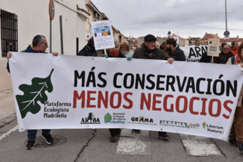 La Plataforma Ecologista Madrileña cumple un año defendiendo el territorio frente al retroceso ambiental