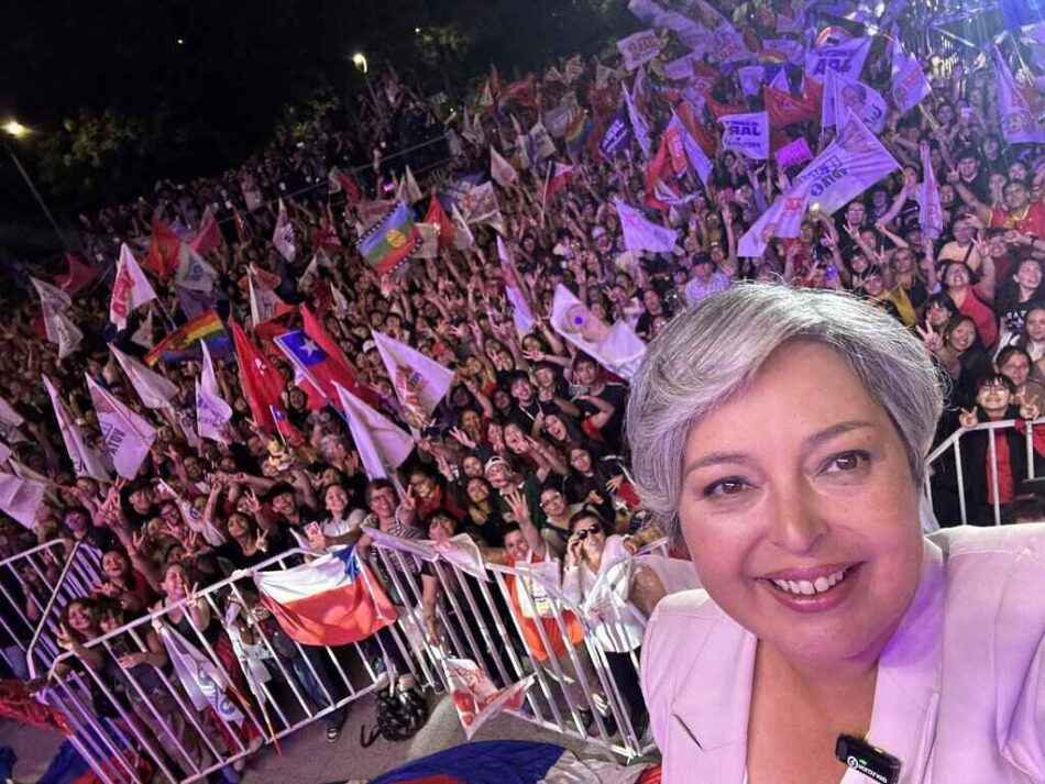 Masivo cierre de campaña de candidata chilena en Puente Alto