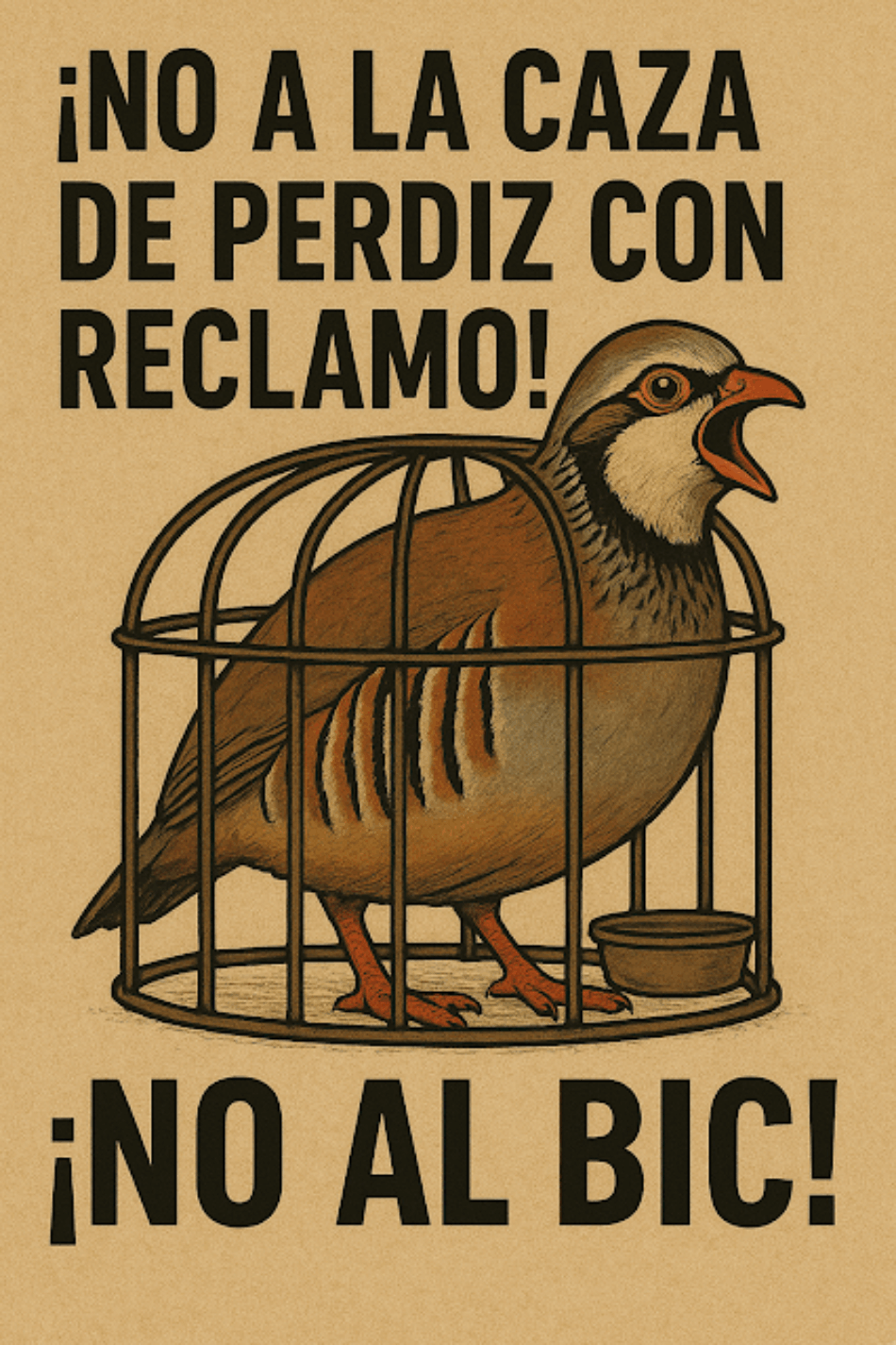 Ecologistas Extremadura rechaza la declaración de la caza de perdiz con reclamo como Bien de Interés Cultural