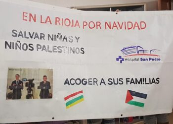 La campaña de navidad de Acampada por Palestina exige que niñas y niños palestinos enfermos sean tratados en el Hospital San Pedro