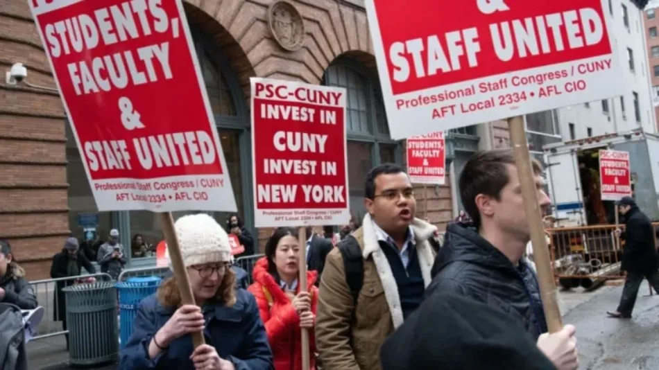 Sindicato de la Universidad de Nueva York rechaza agresión política y militar contra Venezuela