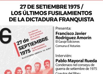 Presentación del libro «27 de septiembre 1975 / Los últimos fusilamientos de la dictadura franquista» en Avilés
