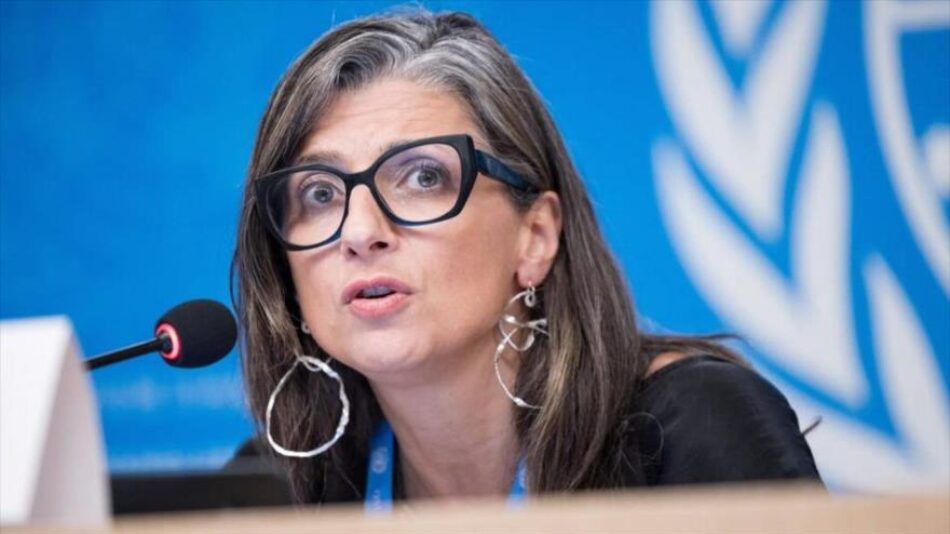 La relatora especial de la ONU, Francesca Albanese, pide aislar a Israel por bloquear ayuda a palestinos