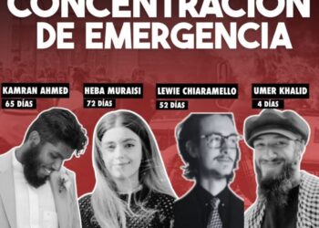Convocada concentración por los presos en huelga de hambre de Palestine Action, que sabotearon a Elbit Systems, el mayor fabricante de armas de Israel: Domingo 18 de enero