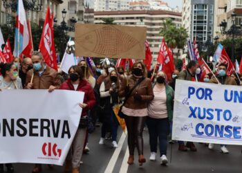 A conserva segue adiante coas mobilizacións por un convenio digno tras o fracaso da mediación