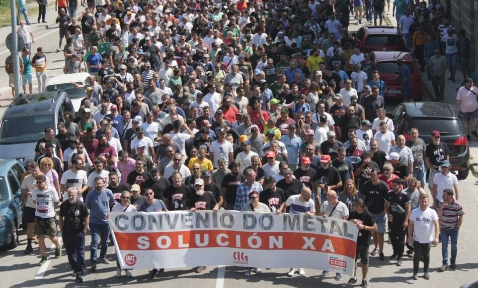 A CIG-Industria acusa a patronal do metal de Pontevedra de suspender a xuntanza do convenio para demorar a negociación