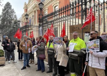Continúa la huelga del servicio de recogida de envases del Consorcio Provincial de Medio Ambiente de Albacete sin visos de acuerdo