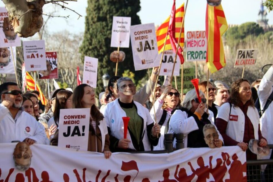 Organitzacions de treballadores i sindicats defensen millores laborals sense fragmentar el sistema sanitari públic davant la vaga mèdica