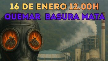 Convocan protesta este viernes frente a la sede de Hunosa contra la quema de basuras (Pereda en Mieres, Oviedo)