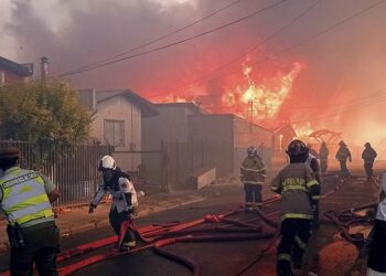 Aumentan a 20 los fallecidos por incendios forestales en Chile