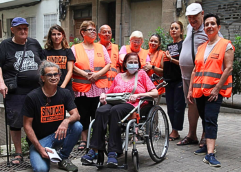 El administrador del fondo Urbe Enginova, investigado penalmente por acoso inmobiliario contra los inquilinos de Concòrdia 41