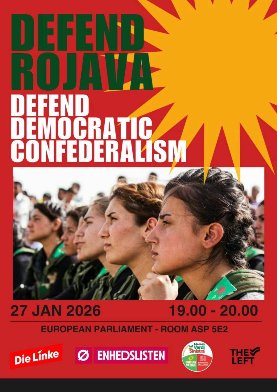 Evento del Parlamento Europeo en solidaridad con Rojava: 27 de enero