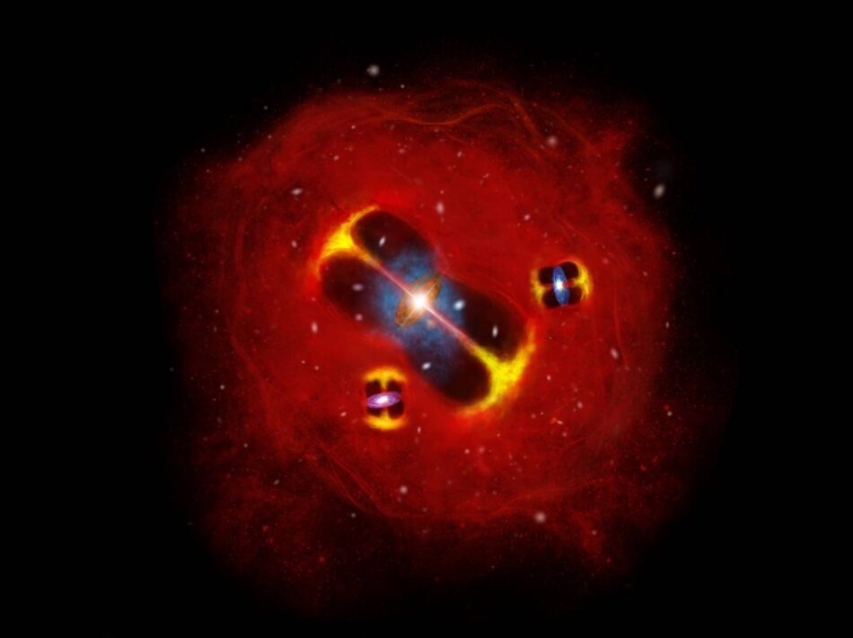 El gas más antiguo y caliente jamás detectado en un cúmulo de galaxias desafía los modelos cosmológicos