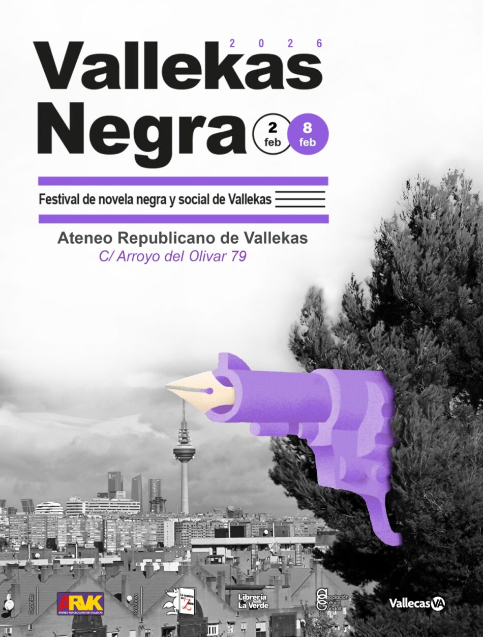 Leonardo Padura, Marto Pariente o Irene Zugasti, entre los autores de la cuarta edición del festival Vallekas Negra