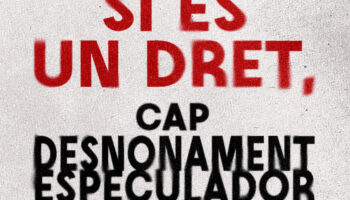 Mobilitzacions a 10 ciutats contra la caiguda de la moratòria de desnonaments