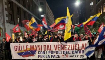 Condena la mayoría de los italianos agresión de EEUU contra Venezuela