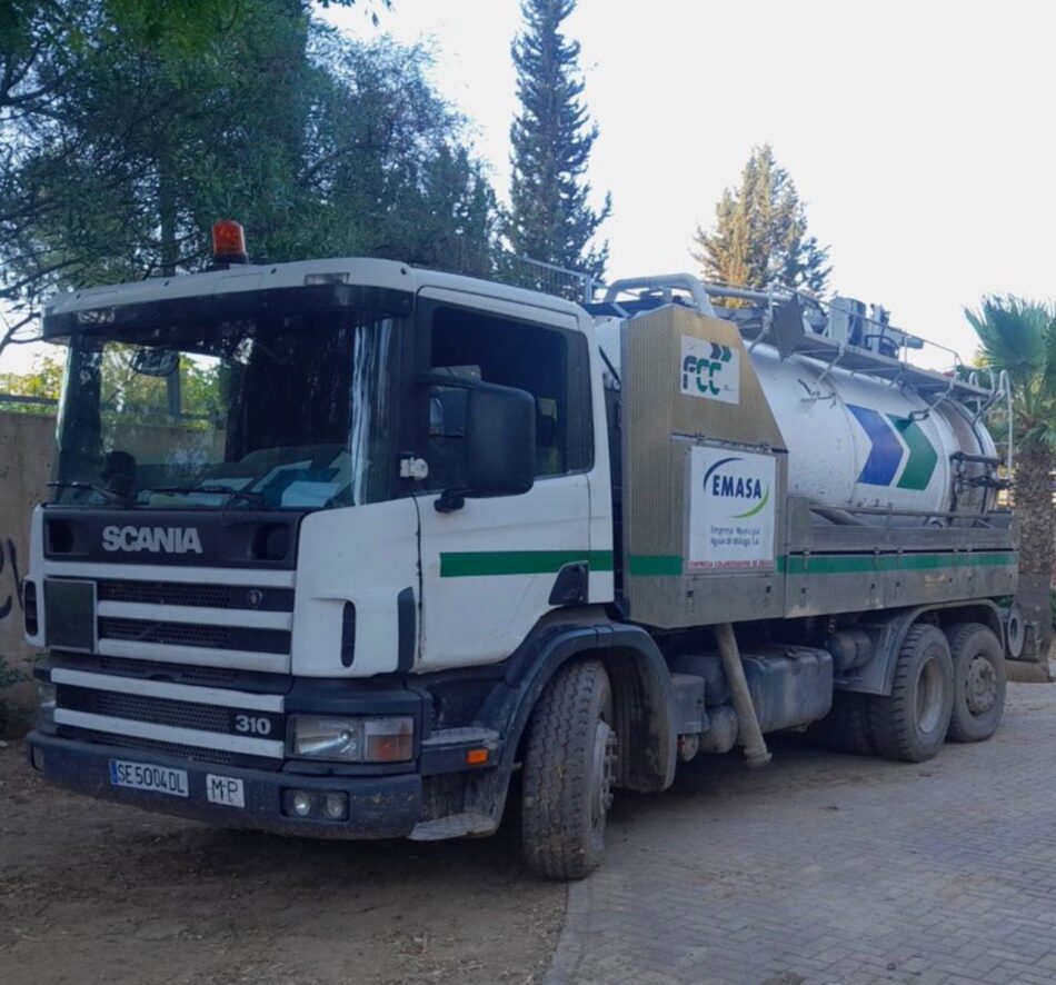 Las redes de saneamiento de Málaga abocadas a la huelga indefinida de su plantilla