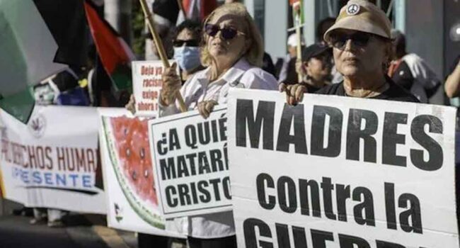 Madres Contra la Guerra se movilizan contra la militarización de Puerto Rico