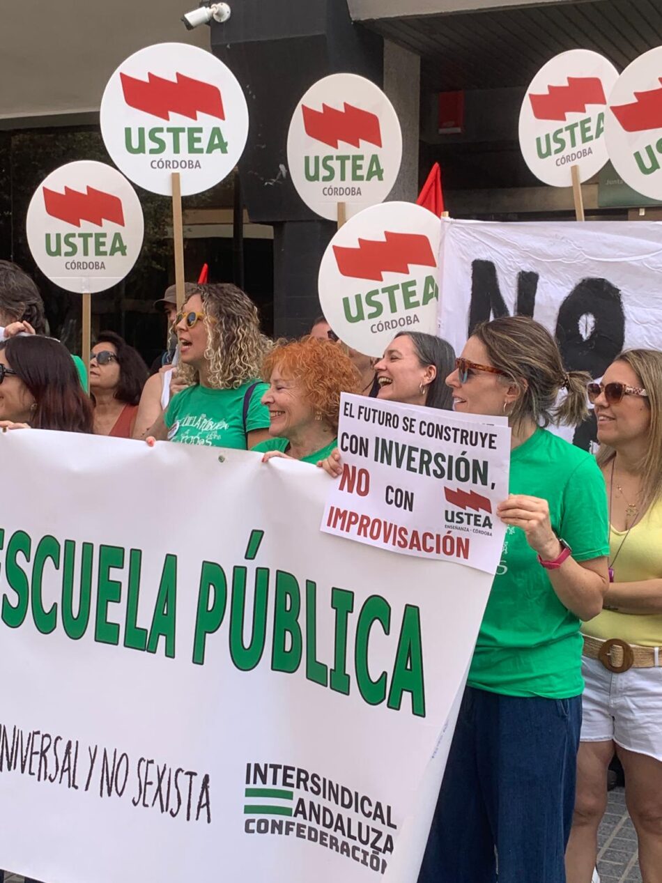 USTEA exige una reforma urgente del sistema de acceso a la docencia pública