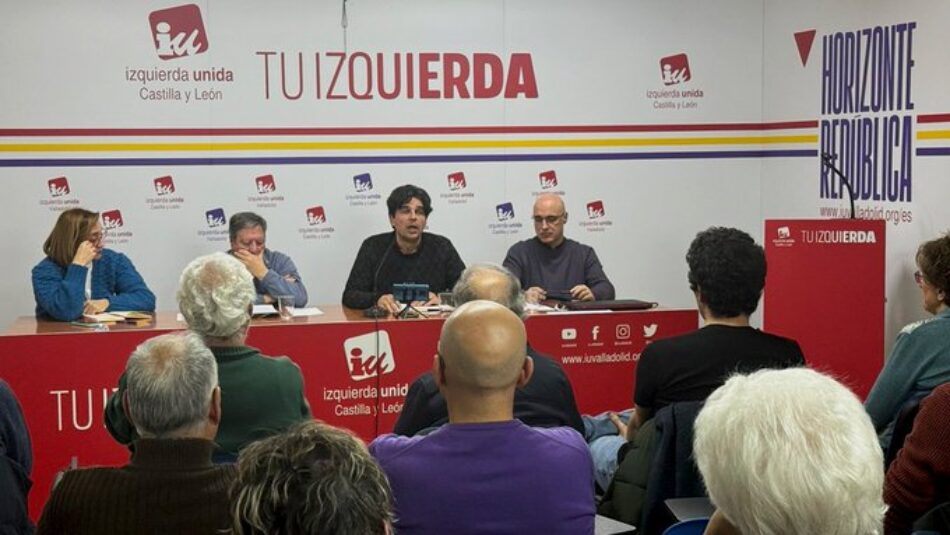 IU remite a Podemos una propuesta concreta para un frente común en Castilla y León